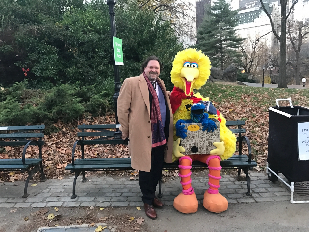 Big Bird in Central Park
